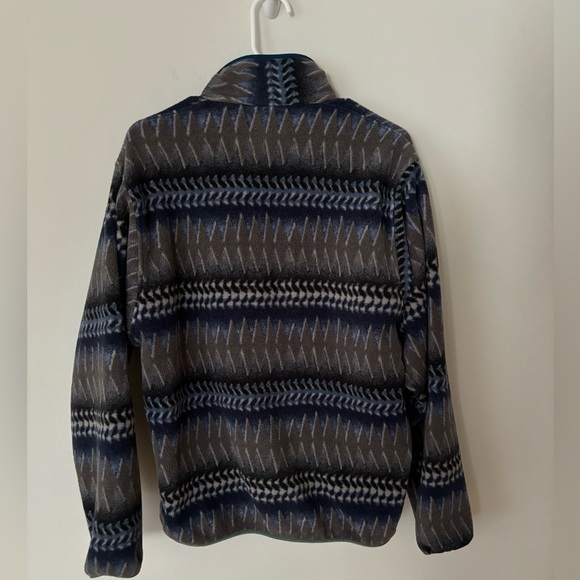 Vintage Patagonia Synchilla Snap T Pullover Laughing Waters Smolder Blue Small - Picture 4 of 4
